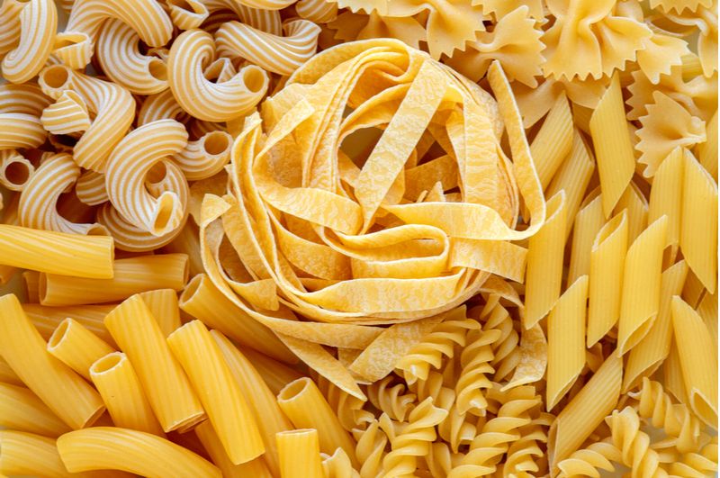 rischio la produzione di pasta in Italia